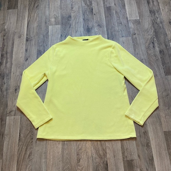 Talbots Sweaters - Talbots Spring Green Fleece Sweater Size Medium